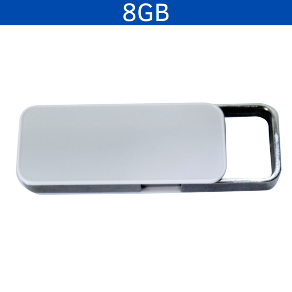 MEMORIA USB CLIC 8GB (USB143-BL-U) BLANCO