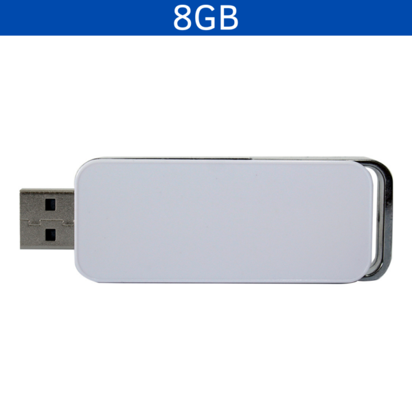 MEMORIA USB CLIC 8GB (USB143-BL-U) BLANCO - Imagen 4