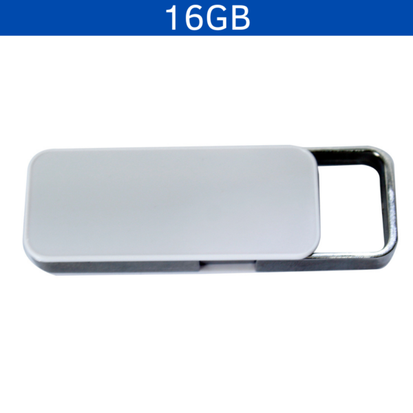 MEMORIA USB CLIC 16GB (USB240-BL-U) BLANCO - Imagen 4