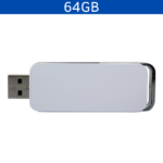 MEMORIA USB CLIC 64GB (USB419-BL-U) BLANCO - Image 2