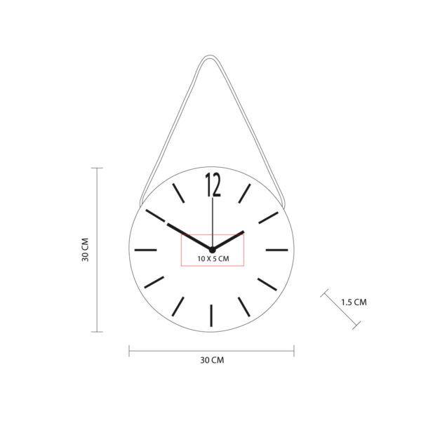 RELOJ JADUAL NEGRO MK 013 N (PLÁSTICO / ALUMINIO) - Imagen 3