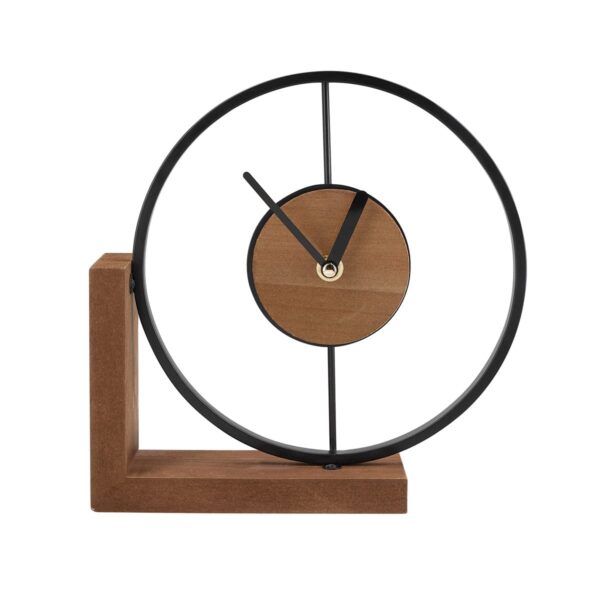 RELOJ OCEL GRIS MK 016 C (MADERA / METAL) - Imagen 2