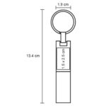 LLAVERO FLORENCIA NEGRO (MK 008 - METAL) - Image 2