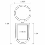 LLAVERO LAUREN PLATA (MK 009 - METAL) - Image 2