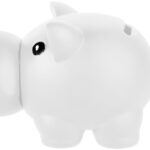 ALCANCIA PLASTICO BARRY MNY5189 BLANCO (PLÁSTICO / A100117 /  ARTICULOS PROMOCIONALES)