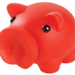 ALCANCIA PLASTICO BARRY MNY5189 ROJO (PLÁSTICO / A100114 /  ARTICULOS PROMOCIONALES)