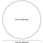 MOUSE PAD REDONDO ROJO MOP 001 R (POLIURETANO) - Image 2