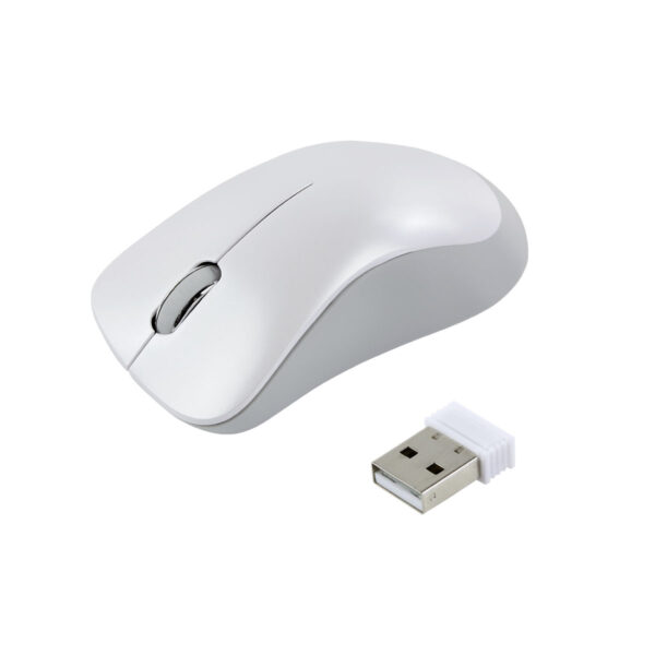 MOUSE INALÁMBRICO NEKAR BLANCO MOU 080 B (PLÁSTICO) - Imagen 4