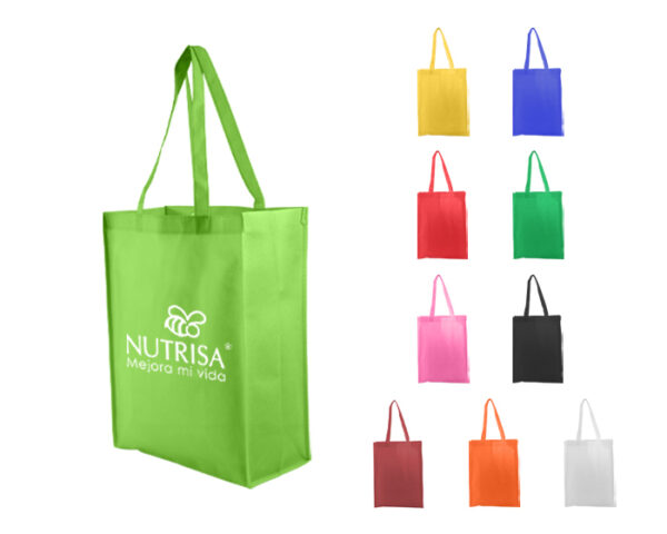 BOLSA ECOSTYLE C/FUELLE NONW02 NARANJA (Non Woven) - Imagen 3