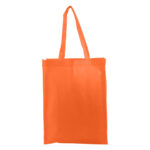 BOLSA ECOSTYLE C/FUELLE NONW02 NARANJA (NON WOVEN / A020095 /  ARTICULOS PROMOCIONALES)