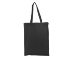 BOLSA ECOSTYLE C/FUELLE NONW02 NEGRO (NON WOVEN / A020097 /  ARTICULOS PROMOCIONALES)