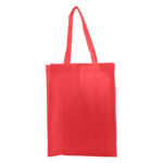 BOLSA ECOSTYLE C/FUELLE NONW02 ROJO (NON WOVEN / A020091 /  ARTICULOS PROMOCIONALES)
