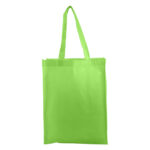 BOLSA ECOSTYLE C/FUELLE NONW02 VERDE CLARO (NON WOVEN / A020098 /  ARTICULOS PROMOCIONALES)
