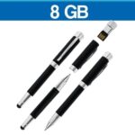 MEMORIA USB FINE 8GB (USB123-NE-U) NEGRO