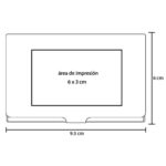 TARJETERO CARD PLATA (O 015 - ALUMINIO) - Image 2