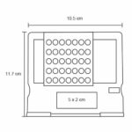 MINI CALENDO PLATA (O 077 - ALUMINIO) - Image 2