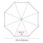 PARAGUAS FRYDEK AZUL PAR 01 A (POLIÉSTER) - Image 2