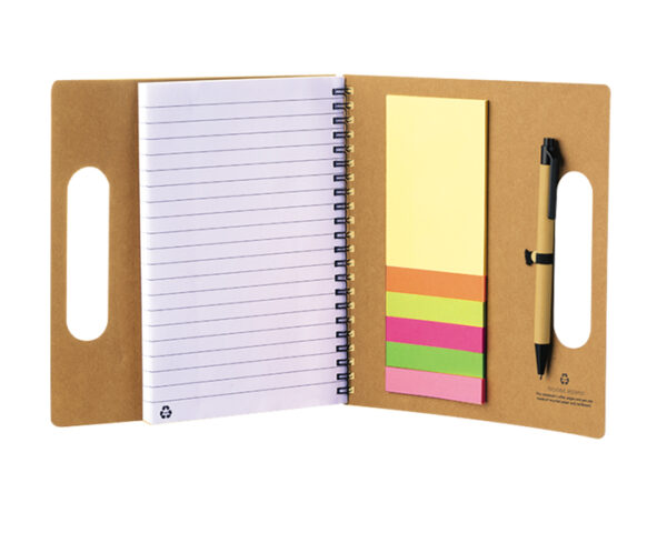 LIBRETA/ PORTAFOLIO ECOLOGICO KAIRO PEC4224 BEIGE (Cartón) - Imagen 2