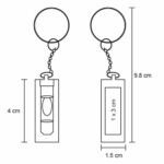 LLAVERO ZULU TRANSPARENTE (PK 009 - ACRÍLICO) - Image 4