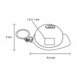 LLAVERO CARRIE BLANCO (PK 001 - PLÁSTICO) - Image 2