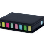 ESTUCHE C/NOTAS ADHESIVAS ATTENTI PPT01 NEGRO (CURPIEL / A120031 /  ARTICULOS PROMOCIONALES)