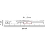 SET DE REGLA Y ACCESORIOS OBIDOS BLANCO PRE 003 (PLÁSTICO) - Image 4