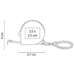 LLAVERO FLEXÓMETRO MEASURE BLANCO PRO 018 B (PLÁSTICO) - Image 3