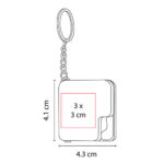 LLAVERO FLEXÓMETRO LIBEREC BLANCO PRO 019 B (PLÁSTICO) - Image 3