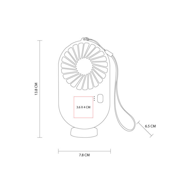 VENTILADOR AIR BLANCO PRO 401 B (PLÁSTICO) - Imagen 6