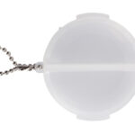 PASTILLERO LLAVERO REDONDO MAINE PST4763 TRANSPARENTE (PLÁSTICO PP / A100130 /  ARTICULOS PROMOCIONALES)