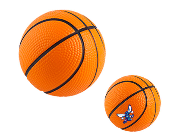 PELOTA ANTIESTRES BASQUET PU10 NARANJA Ø 6.3 cm (Poliuretano) - Imagen 3