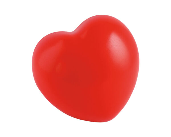 ANTIESTRES CORAZON PU9 ROJO (Poliuretano)