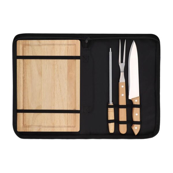 SET DE COCINA RIBEIRA BEIGE PWT 120 BE (MADERA / METAL / POLIÉSTER) - Imagen 2