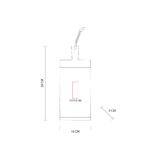 TABLA BANSA BEIGE PWT 230 BE (MADERA / PIEDRA / YUTE) - Image 4