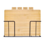 SET DE TABLAS GURI BEIGE PWT 240 BE (BAMBÚ TABLAS / METAL BASE) - Image 2