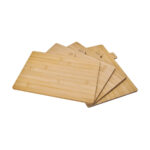 SET DE TABLAS GURI BEIGE PWT 240 BE (BAMBÚ TABLAS / METAL BASE) - Image 3