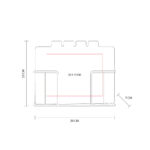 SET DE TABLAS GURI BEIGE PWT 240 BE (BAMBÚ TABLAS / METAL BASE) - Image 4