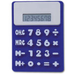 CALCULADORA SILICON RC04 AZUL (SILICÓN / A130020 /  ARTICULOS PROMOCIONALES)
