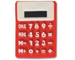 CALCULADORA SILICON RC04 ROJO (SILICÓN / A130021 /  ARTICULOS PROMOCIONALES)