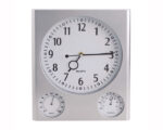 RELOJ D/PARED CRONIX RJP006 PLATEADO (PLÁSTICO / A030009 /  ARTICULOS PROMOCIONALES)