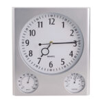 RELOJ D/PARED CRONIX RJP006 PLATEADO (PLÁSTICO / A030009 /  ARTICULOS PROMOCIONALES)