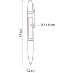 BOLÍGRAFO COLUMBUS GRIS RQ 017 G (METAL / FIBRA DE CARBONO) - Image 5