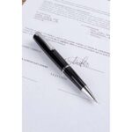 BOLÍGRAFO DALLAS NEGRO RQ 019 N (ACERO INOXIDABLE) - Image 4