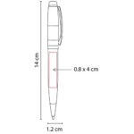 BOLÍGRAFO NAVAGIO NEGRO RQ 021 N (ACERO INOXIDABLE) - Image 5