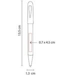 BOLÍGRAFO HEFEI AZUL RQ 1003 (ACERO INOXIDABLE) - Image 4