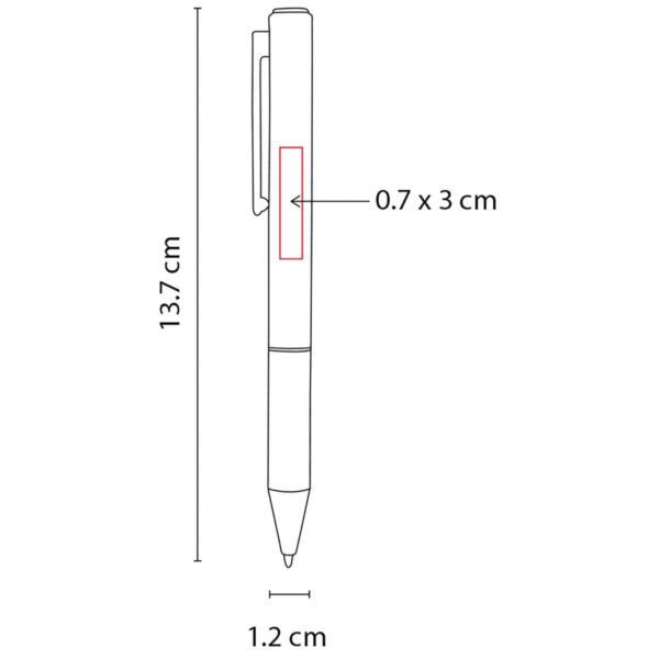 BOLÍGRAFO ISAI PLATA RQ 630 S (ALUMINIO) - Imagen 5