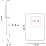 SET CHOMUTOV NEGRO SET 011 N (PLÁSTICO POWER BANK / ACERO INOXIDABLE BOLÍGRAFO) - Image 7