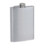 LICORERA DE BOLSILLO 8OZ. MONTANA SFA8 PLATA (ACERO INOXIDABLE / A040079 /  ARTICULOS PROMOCIONALES)