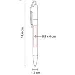 BOLÍGRAFO CELIO NEGRO METALICO SH 1070 N (PLÁSTICO / CLIP METÁLICO) - Image 2