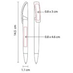 BOLÍGRAFO SINAI ROJO SH 1085 R (PLÁSTICO) - Image 2